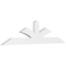Ekena Millwork Richland Architectural Grade PVC Gable Bracket, 60"W x 15"H x 2"D x 4"F, 6/12 Pitch GBP060X15X0204RIC00 - alternate 1